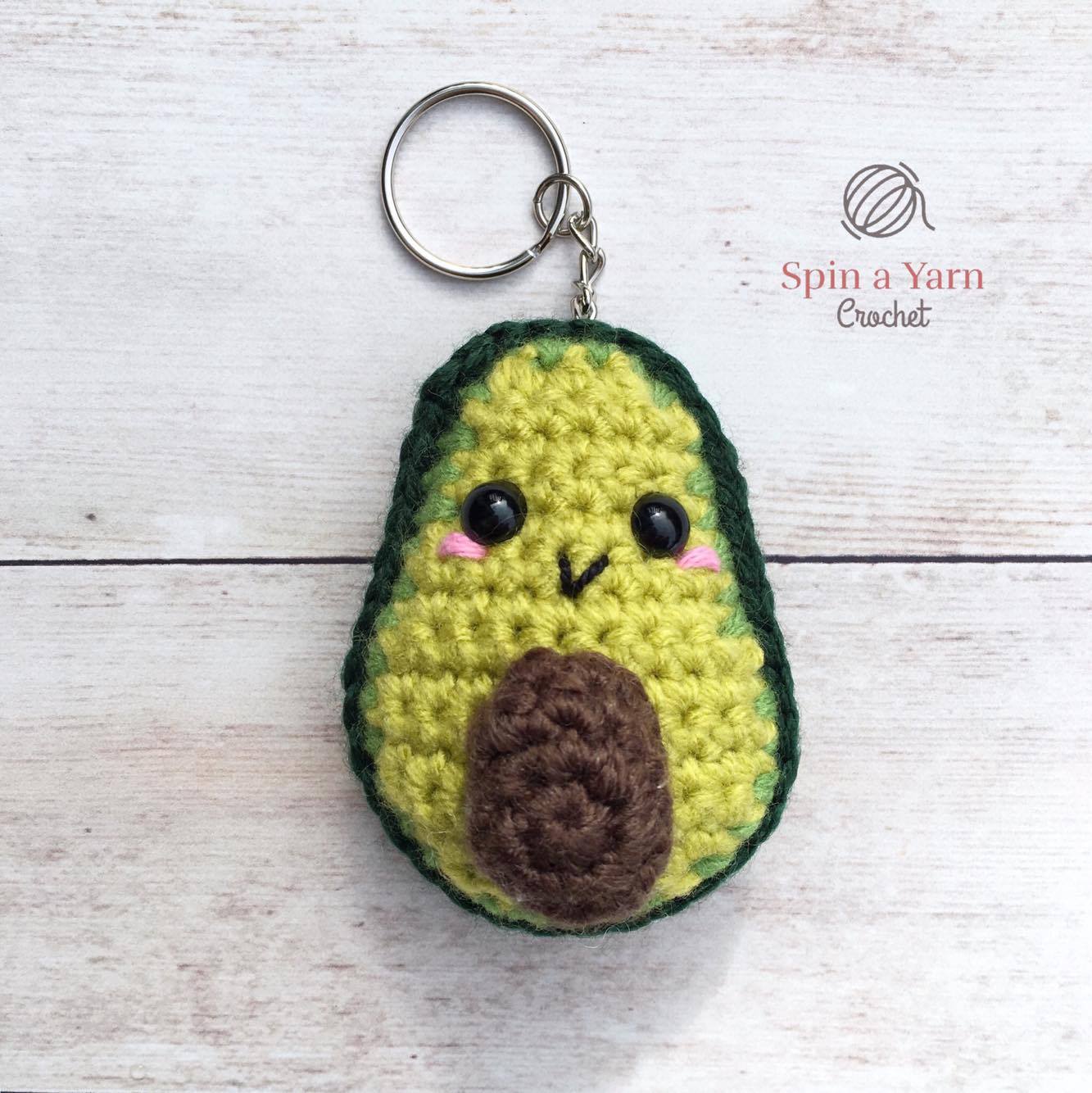 Emotional Support Avocado-handmade Crochet Lucky Tiny Crochet