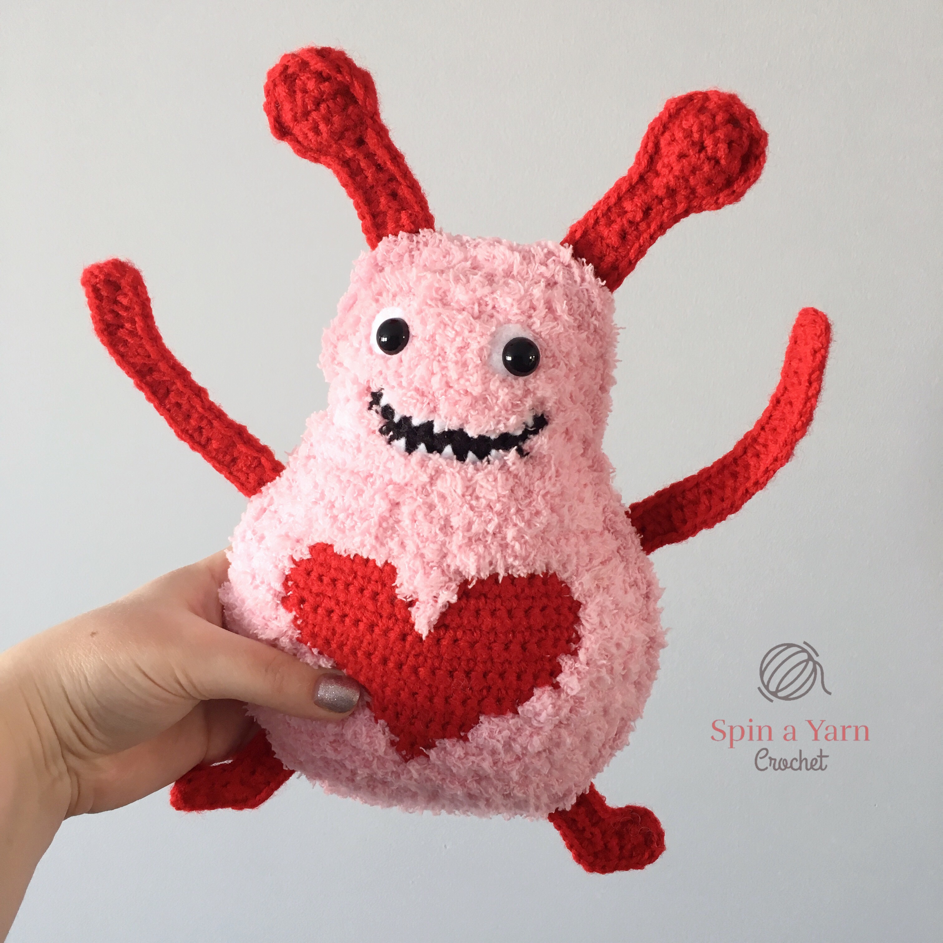 Big + Little Maven Monster Knotted Lovey — Crochet Monster PATTERN