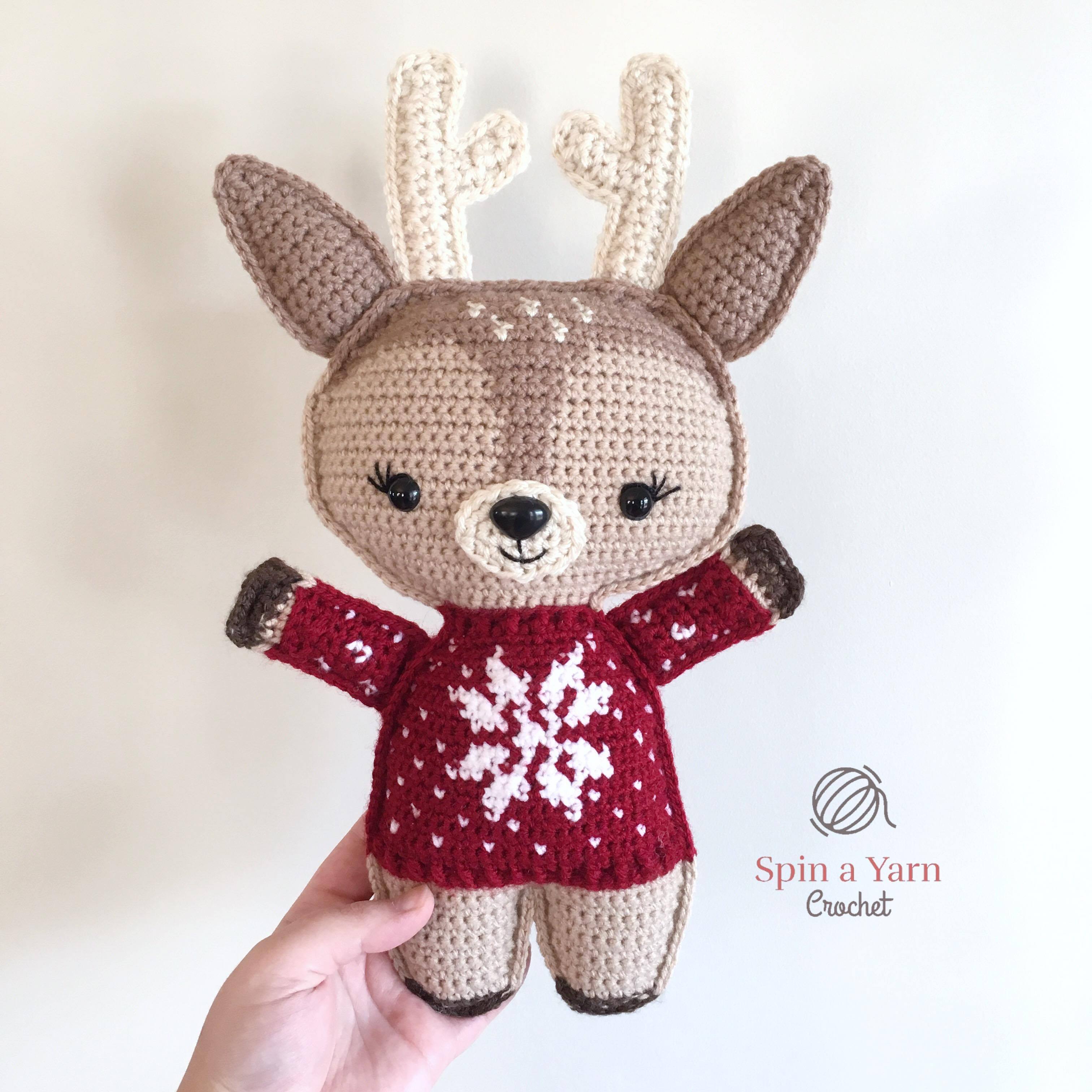 Free Crochet Fox Ornament Pattern - Grace and Yarn