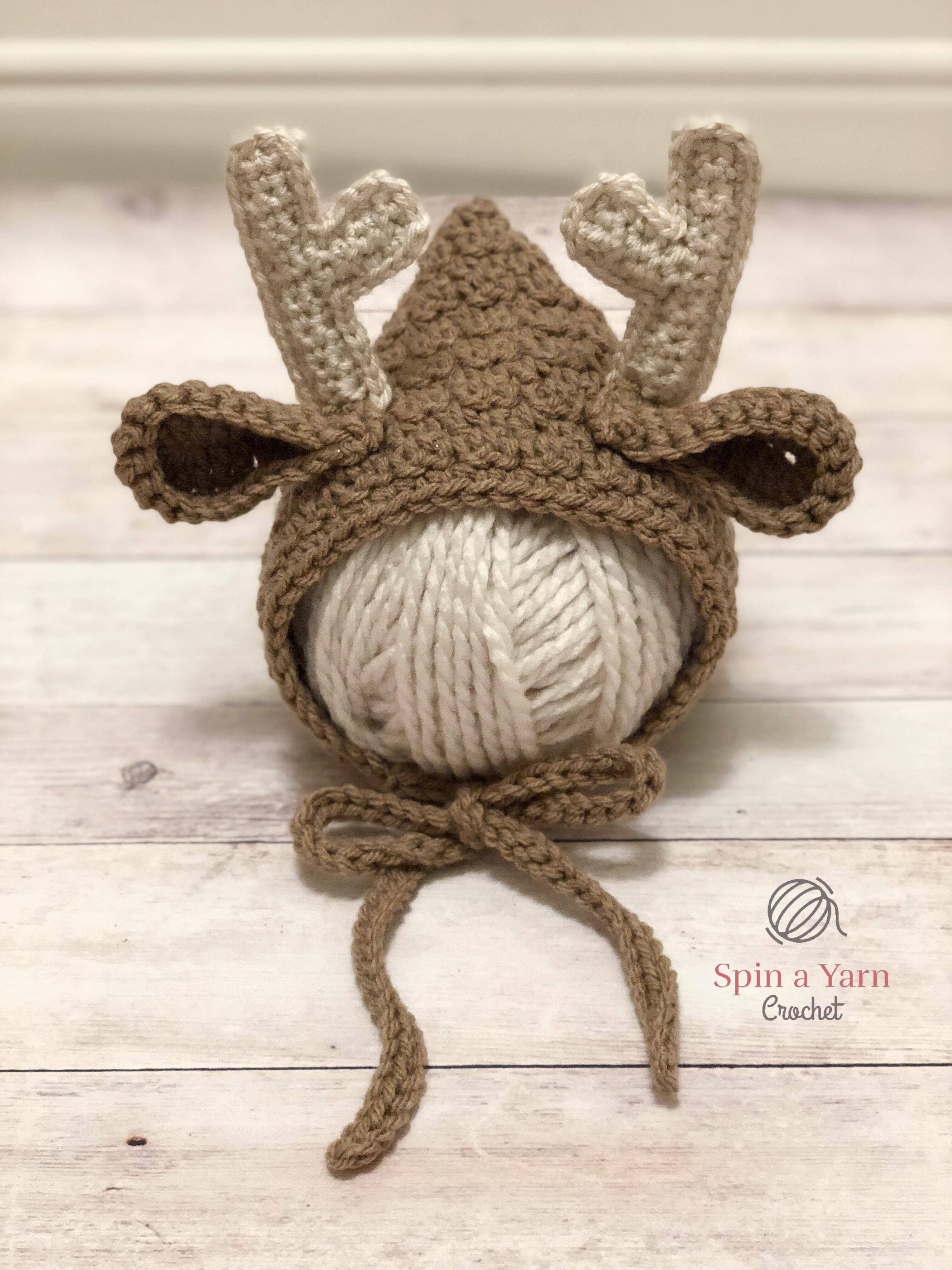 Newborn crochet store deer outfit pattern