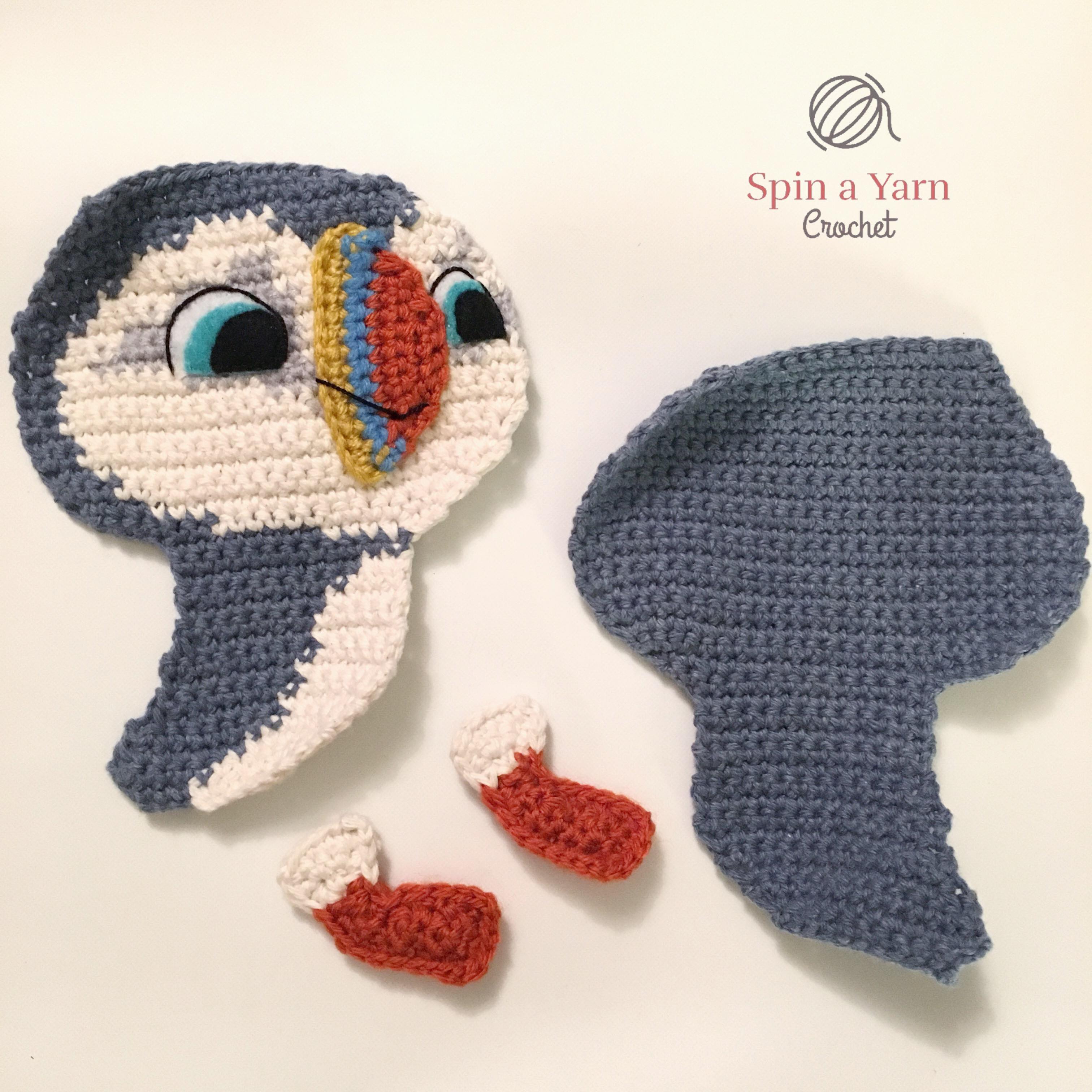 Baba the Baby Puffin Free Crochet Pattern • Spin a Yarn Crochet