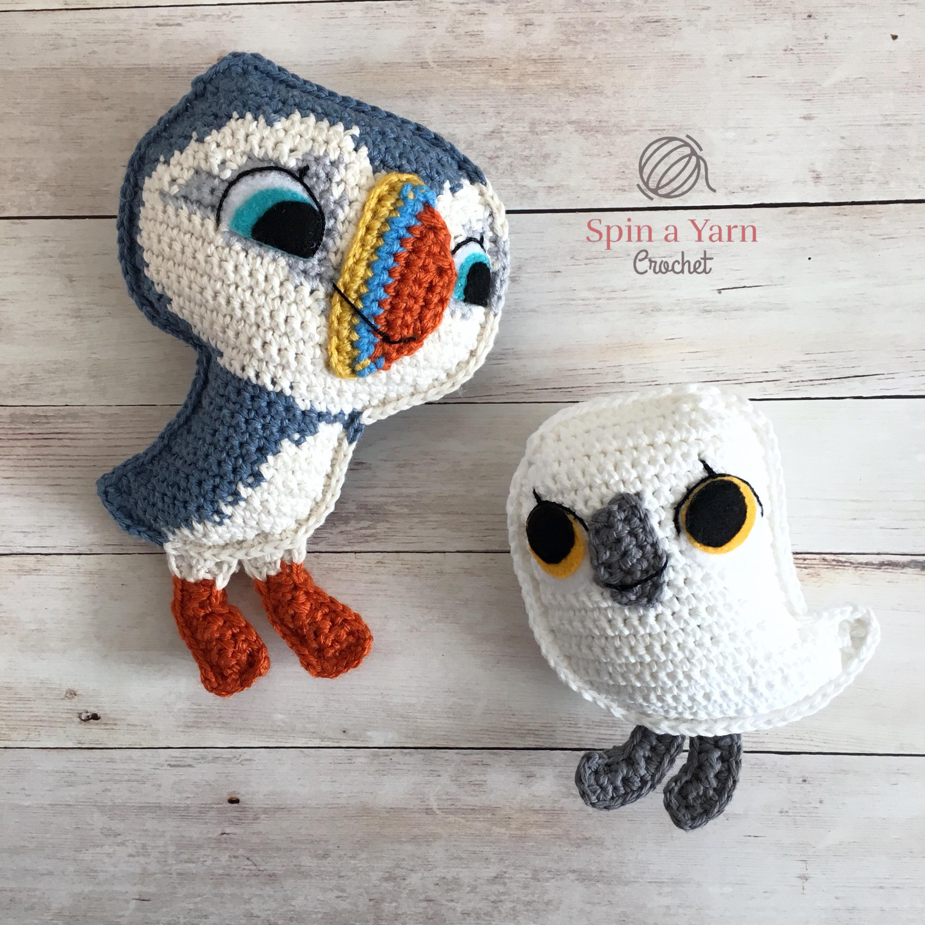 Baba the Baby Puffin Free Crochet Pattern • Spin a Yarn Crochet