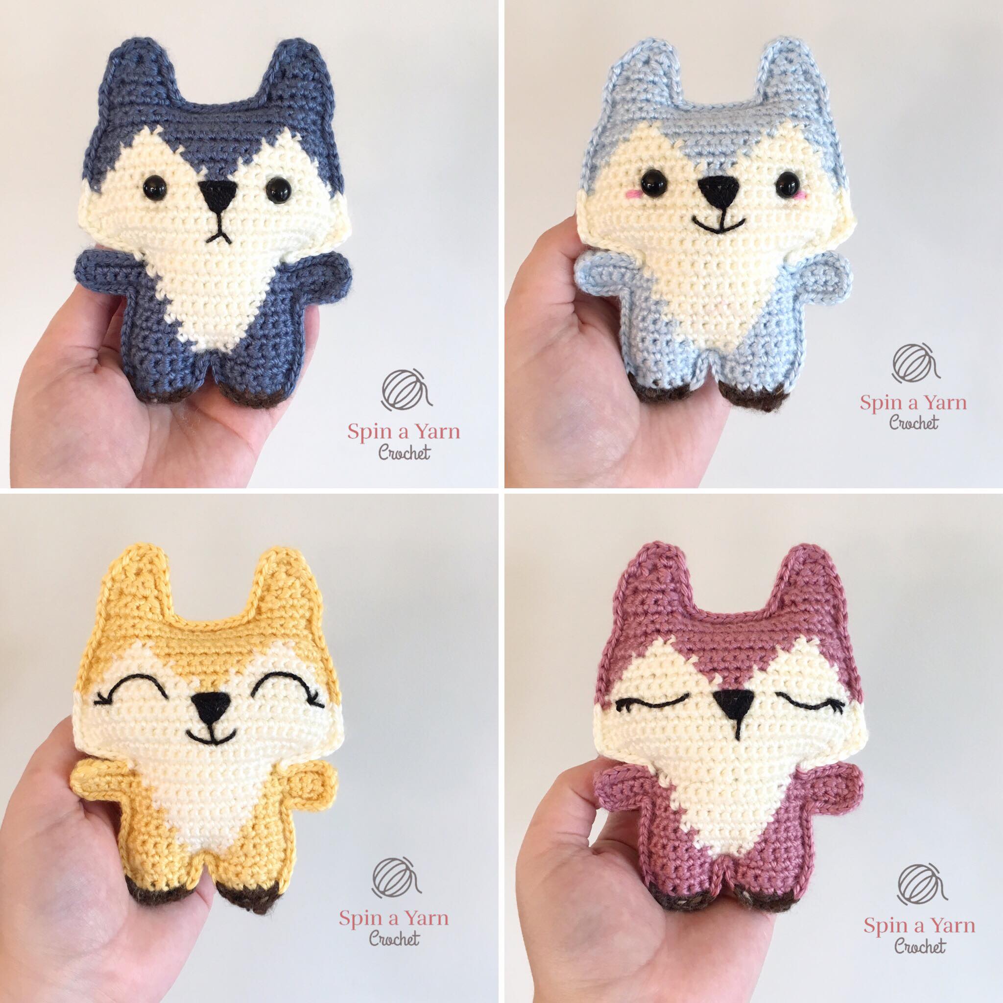 Free Crochet Fox Ornament Pattern - Grace and Yarn