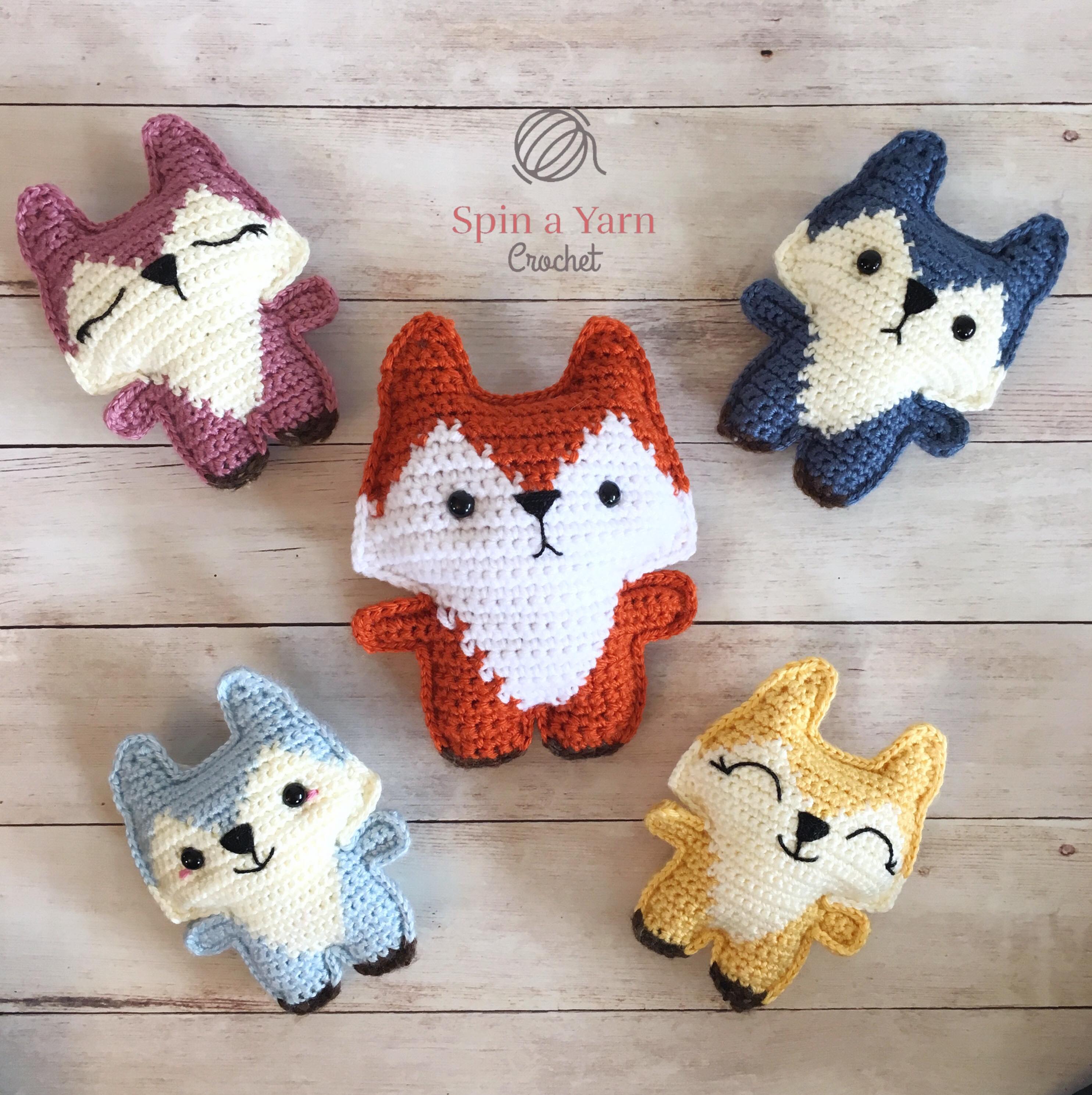 SLY Amigurumi Crochet Fox Doorstop Pattern