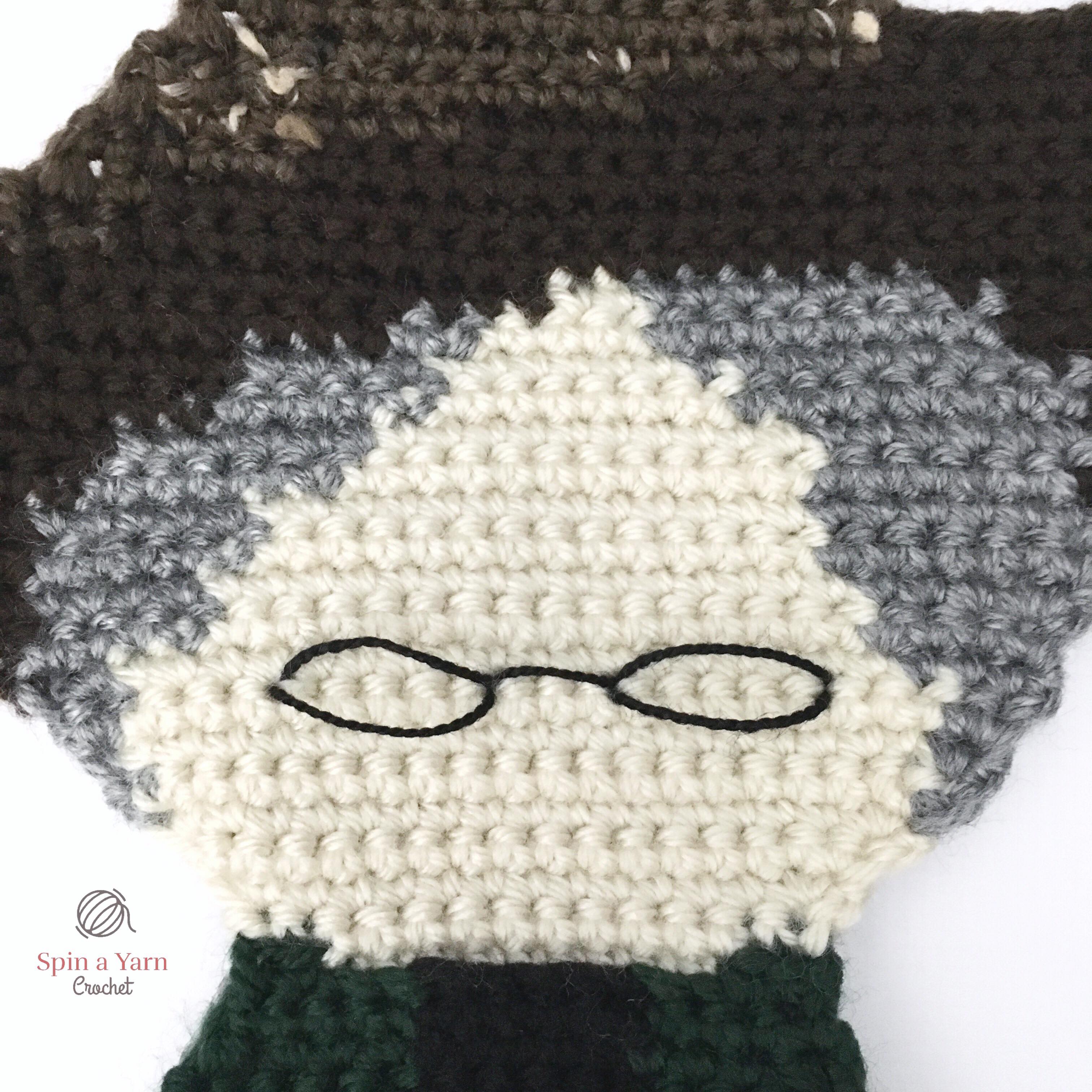 I made Professor McGonagall from the Harry Potter crochet kit. :  r/harrypotter