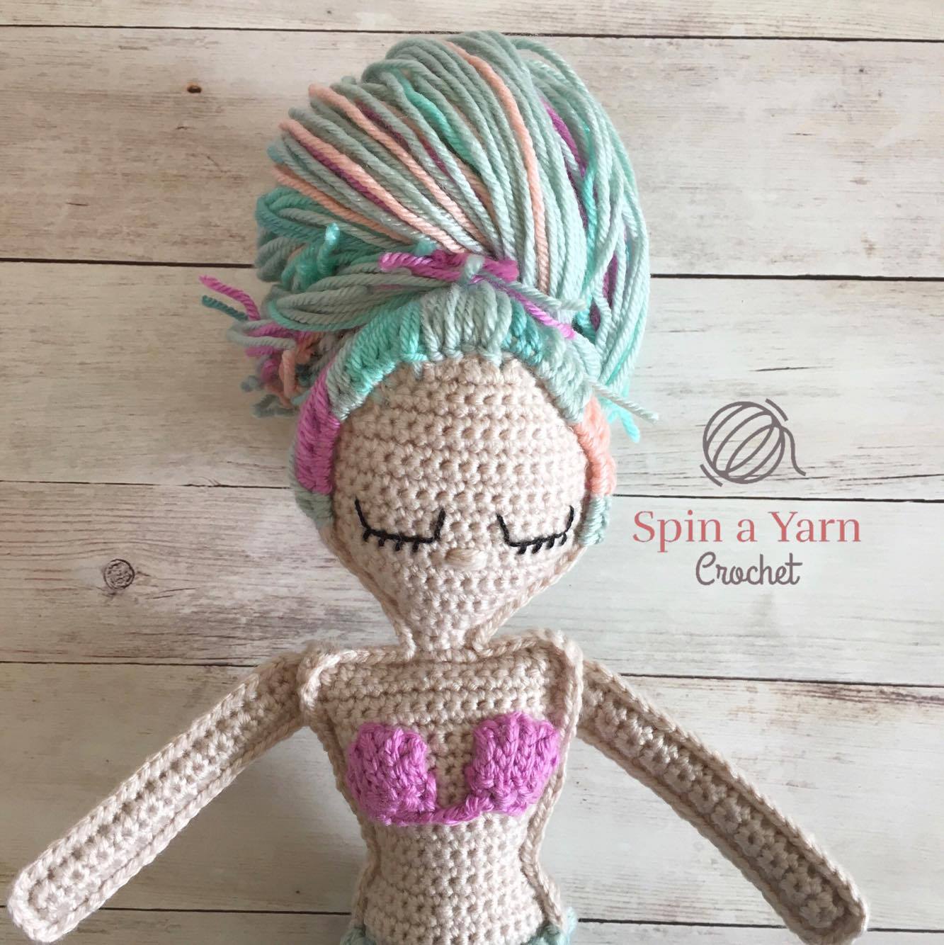 ragdoll mermaid crochet pattern