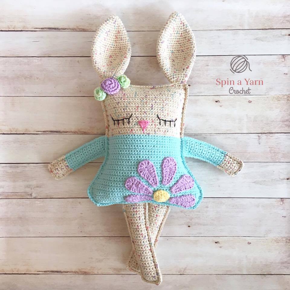 Ragdoll Spring Bunny Free Crochet Pattern • Spin a Yarn Crochet