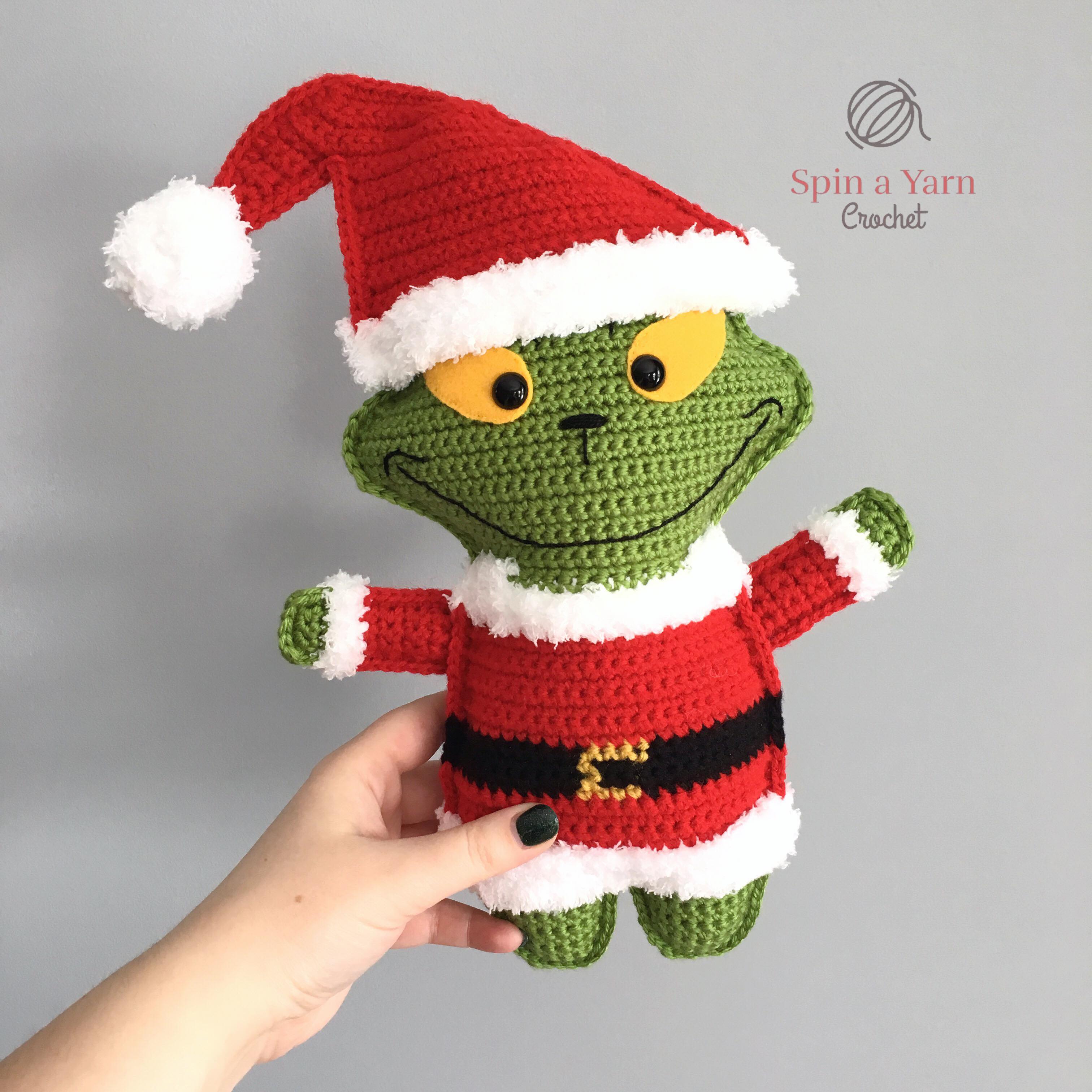 crochet grinch doll