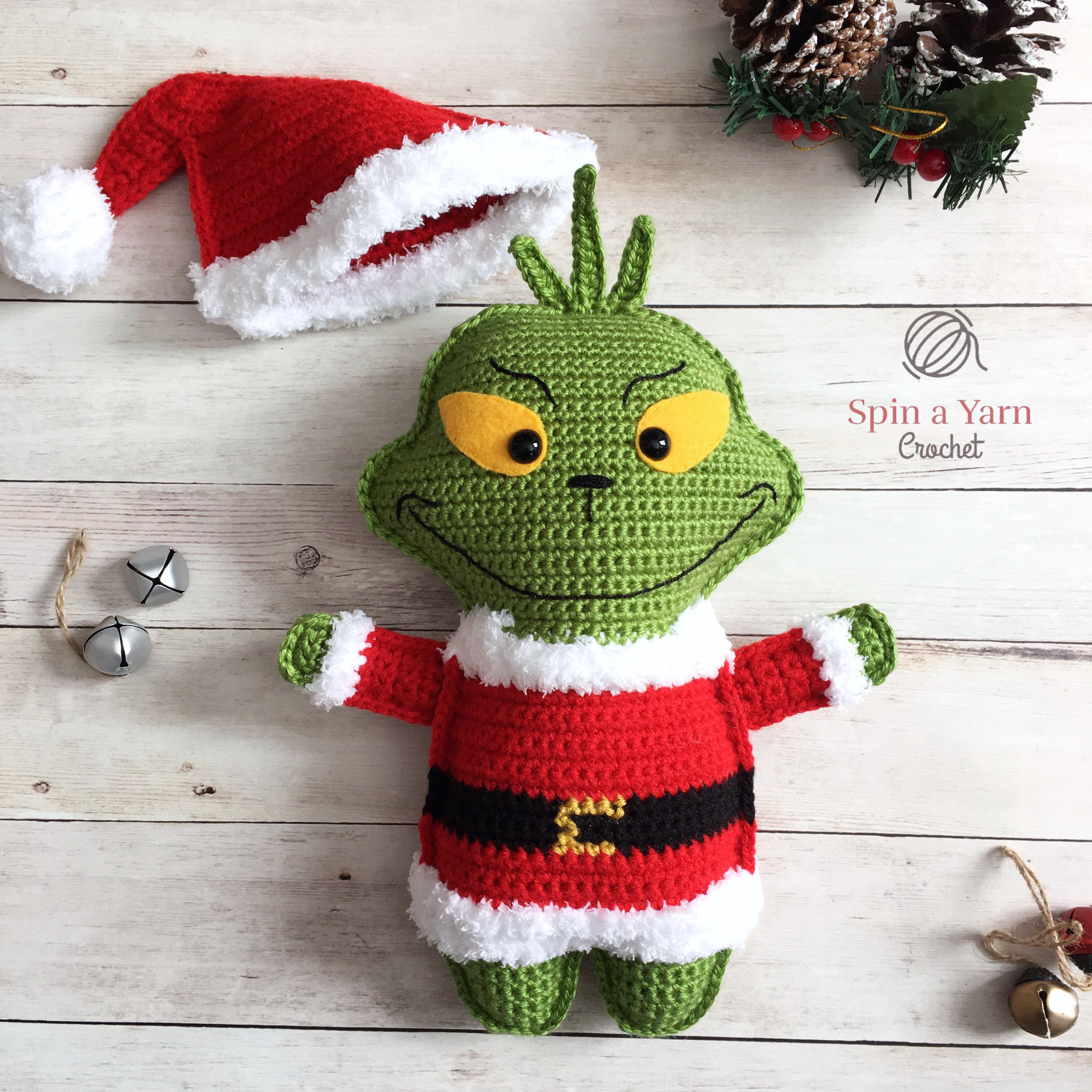 The Grinch Free Crochet Pattern • Spin a Yarn Crochet