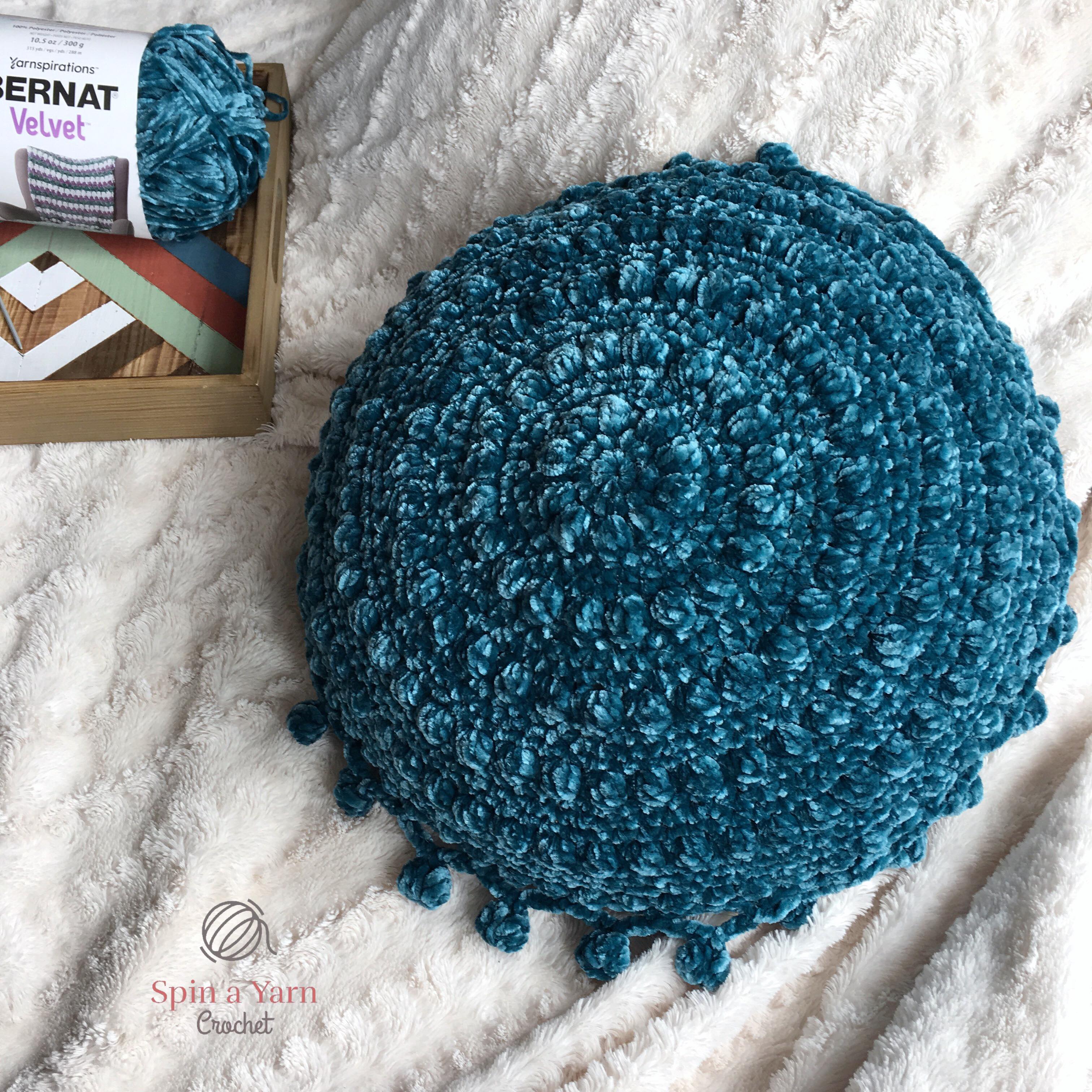 Velvet Crafty Boho Pillow Spin A Yarn Crochet