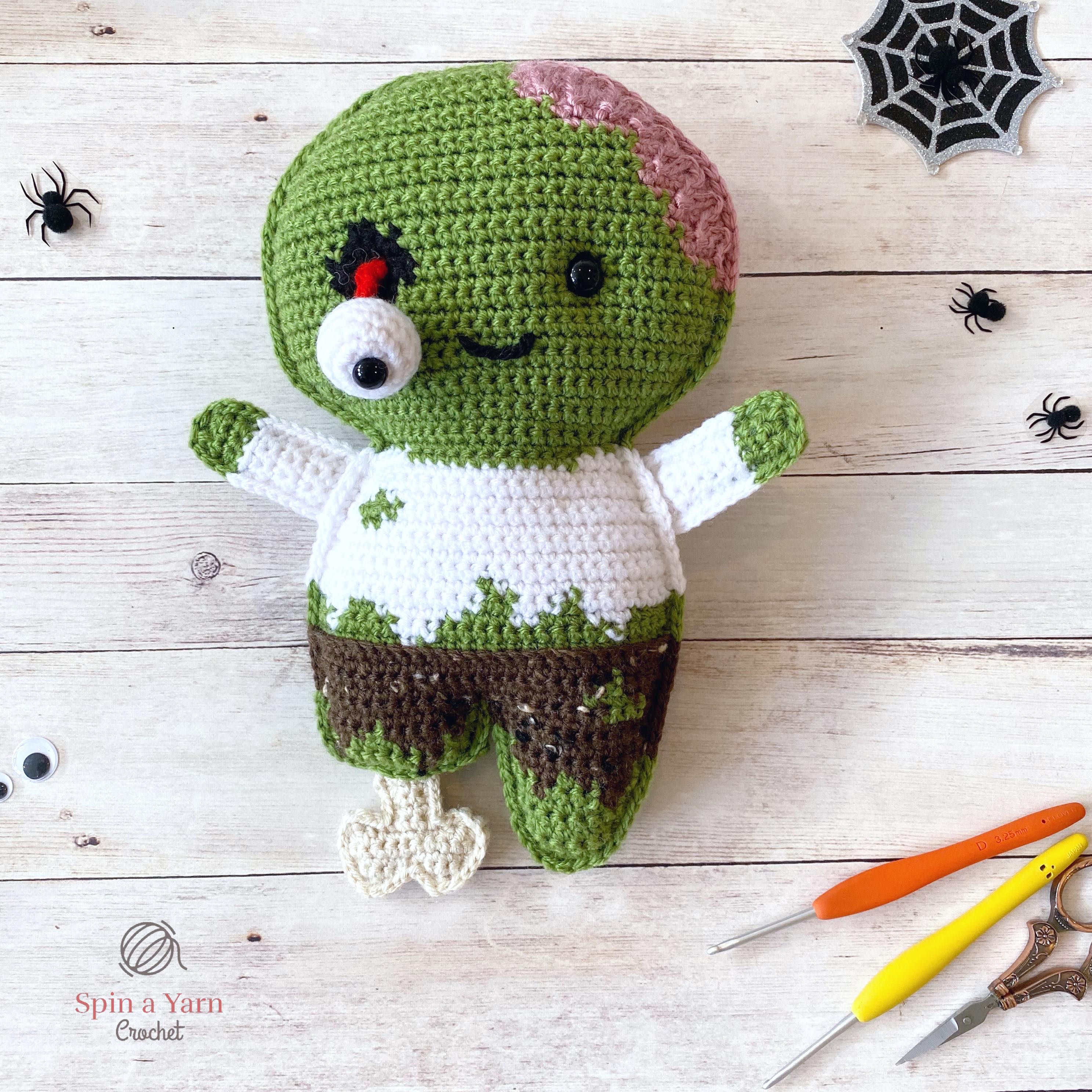 Free crochet zombie doll pattern on sale