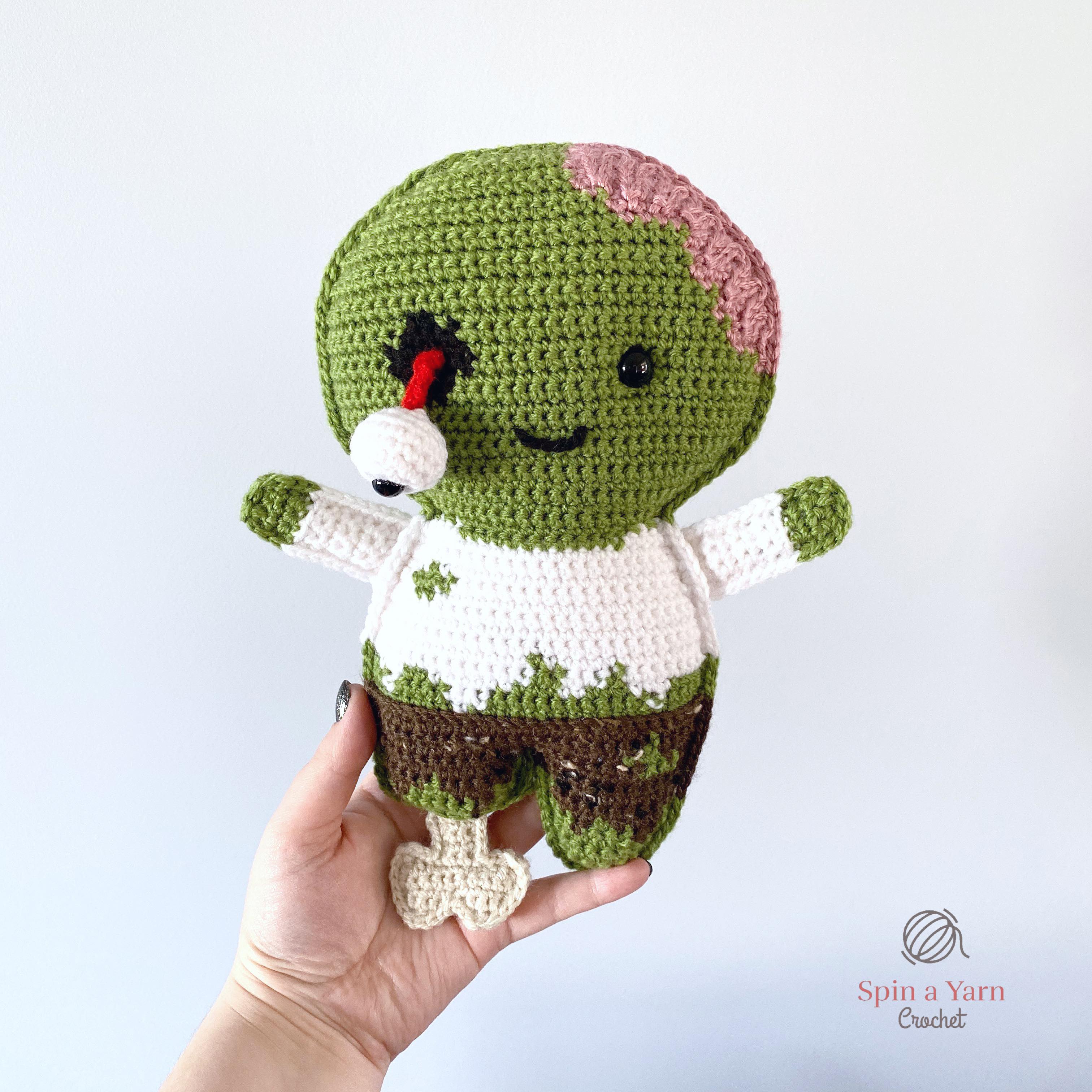 Free crochet cheap zombie doll pattern